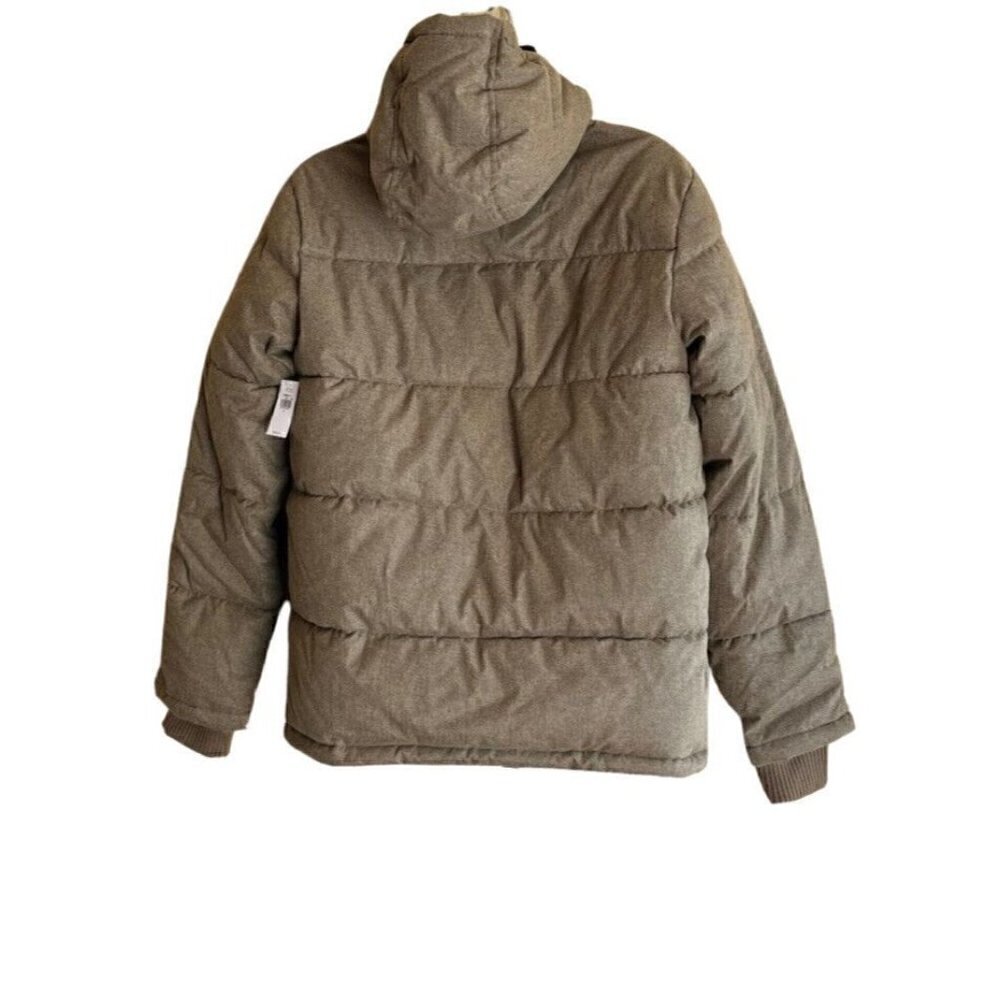 OLD NAVY HERITAGE Wide Channel Puffer Utility Coat Jacket NWT Men's Size Small - Picture 2 of 16